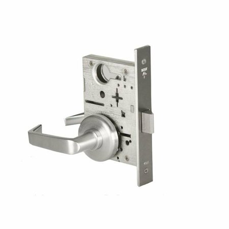 OPCIONES Mortise Lock Passage 15 Lever with H Rose Right Hand Satin Chrome OP3862068